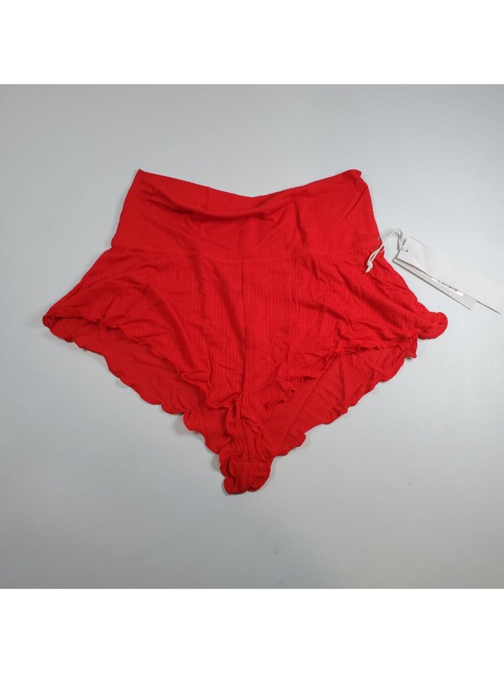 Negative Whipped Mini Short Women Size Small NWT Sleepwear Soft Ribbed Cerise